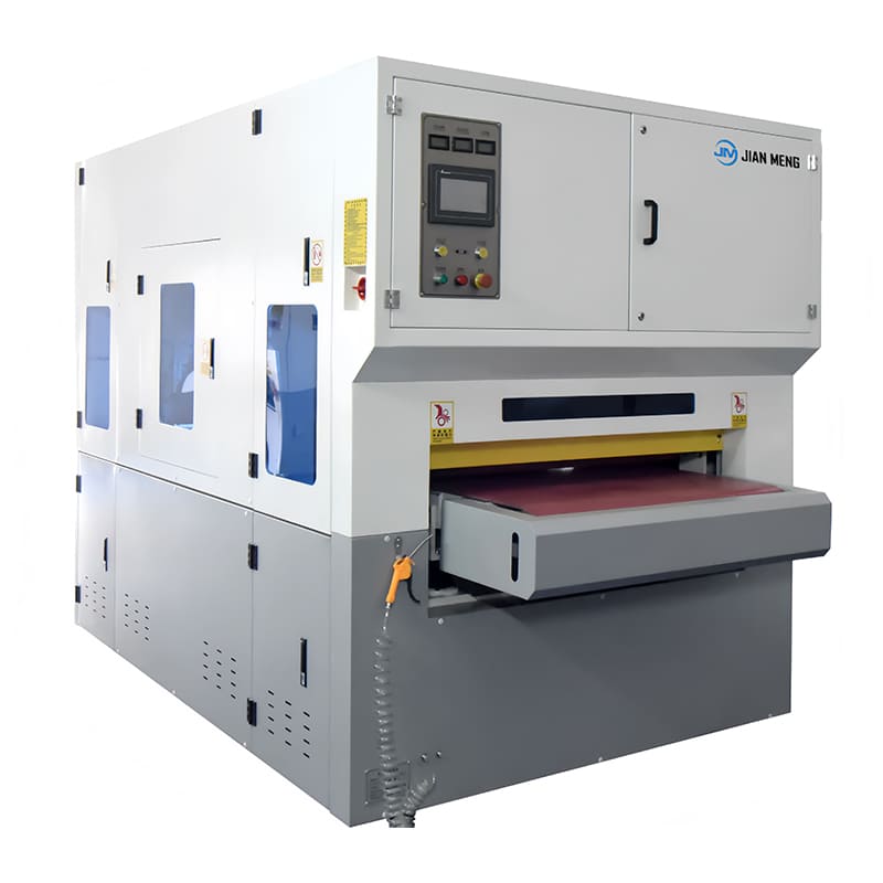 Mesin gambar deburring dan kawat CNC